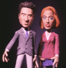 Celebrity Deathmatch - Mulder and Scully